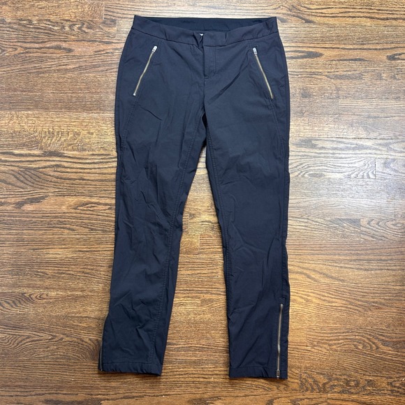 Athleta Pants - Athleta Wander Stash Skinny Pant Womens 14 Black Zipper Hiking